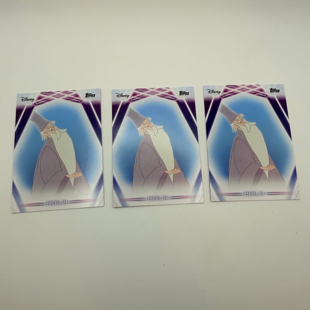 2026 Topps Disney Merlin #145 Sword in the Stone Trading Card Lot of 3